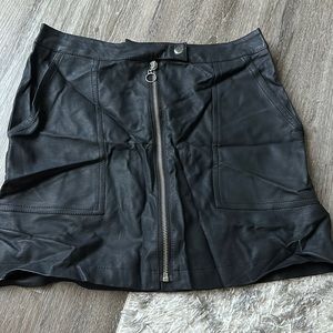 Fashion Nova Leather Skirt